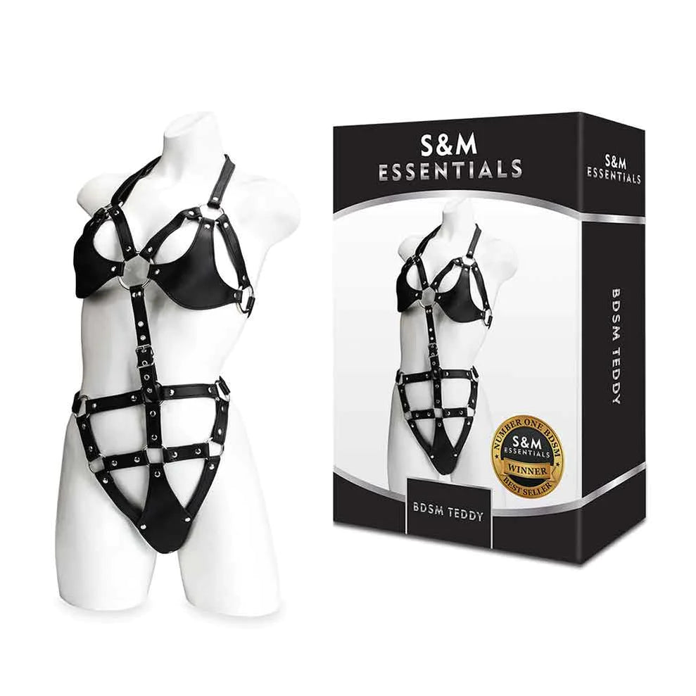 S&M Essentials - BDSM Teddy 十字胸腹束縛套裝