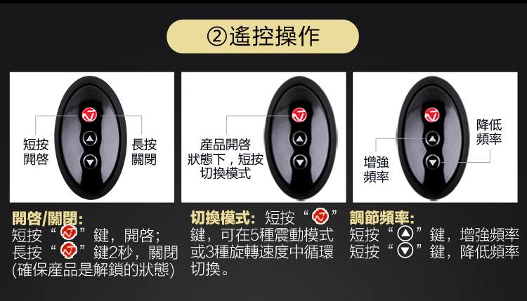 Nomi Tang – Pluggy RC – Black 遙控旋轉前列腺按摩器