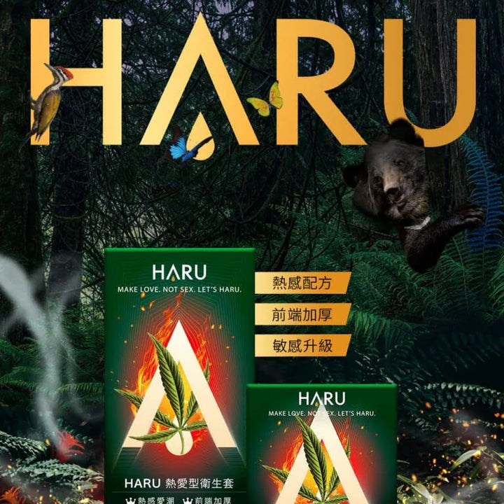 HARU STEAMY 熱愛持久型安全套 KING HEAD 10片