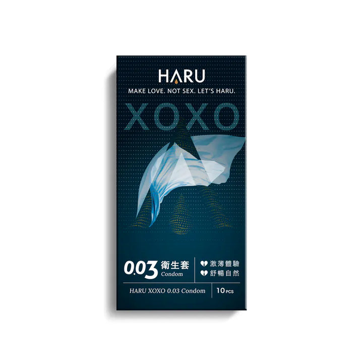 HARU: XOXO 0.03 安全套｜舒暢激薄款（10片裝）