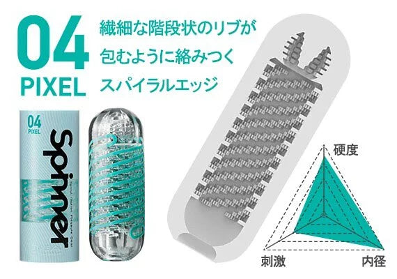 Tenga Spinner 04 Pixel 迴旋梯 飛機杯