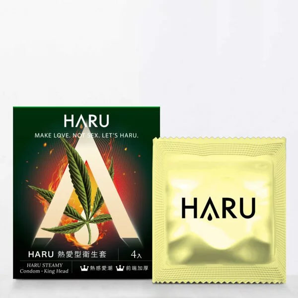 HARU STEAMY 熱愛持久型安全套 KING HEAD 10片
