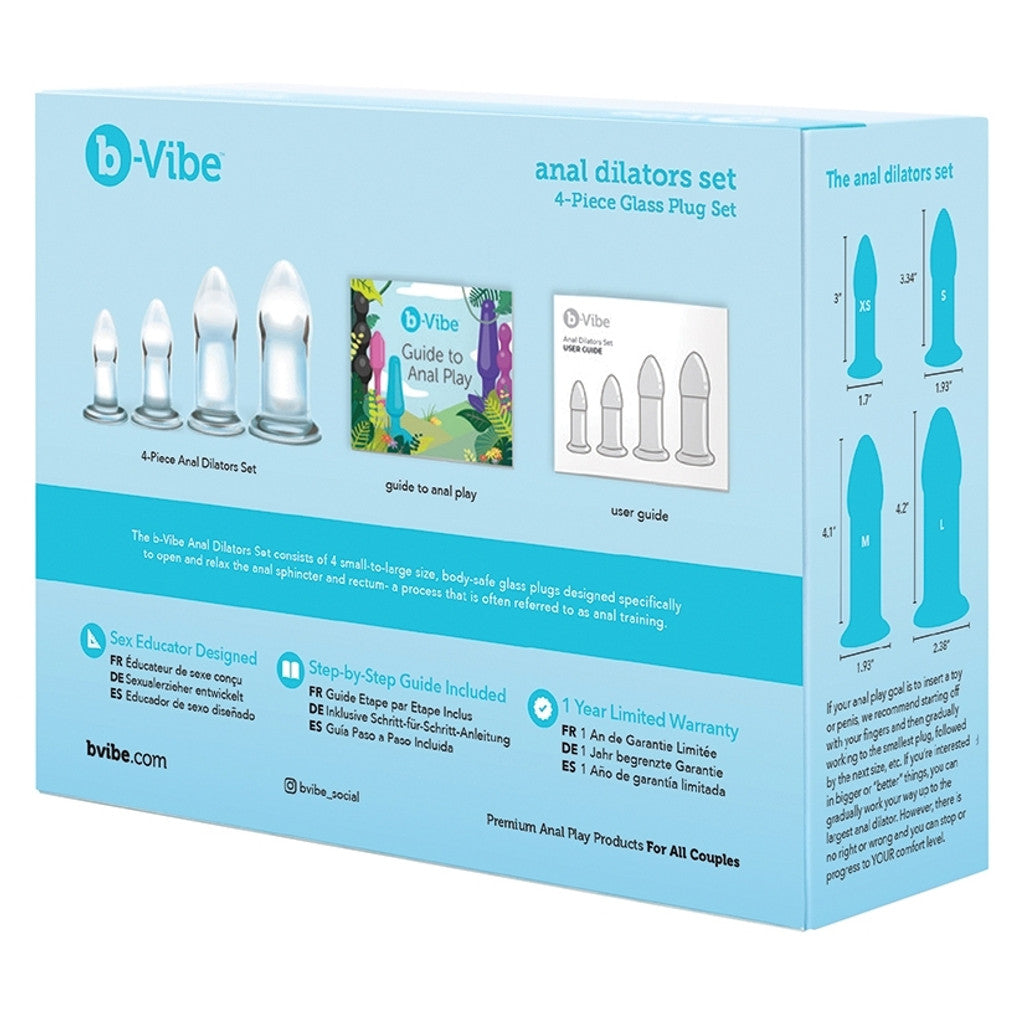 b-Vibe Anal Dilators Set 後庭塞套裝