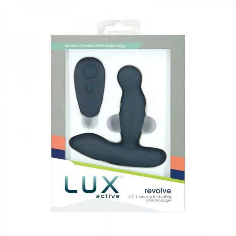 Lux Active – Revolve – 4.5"前列腺震動器 - 黑色