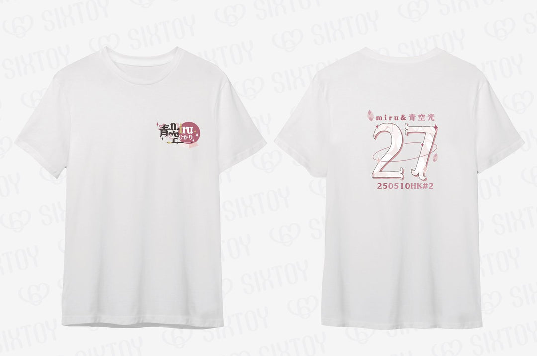 miru&青空光 x Sixtoy 香港限定紀念版T-Shirt（2025年版）