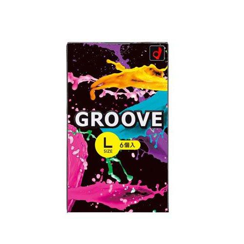 岡本 GROOVE 避孕套 L SIZE  6個入