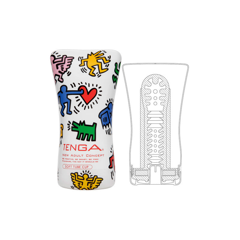 TENGA ✕ Keith Haring SOFT TUBE CUP