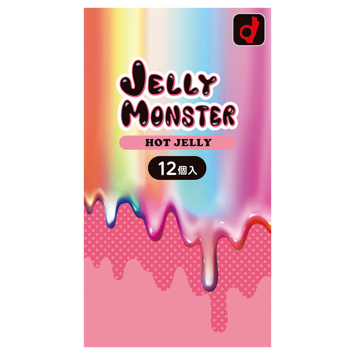 岡本 - JELLY MONSTER 熱感果凍 特強果凍 【12片裝】安全套