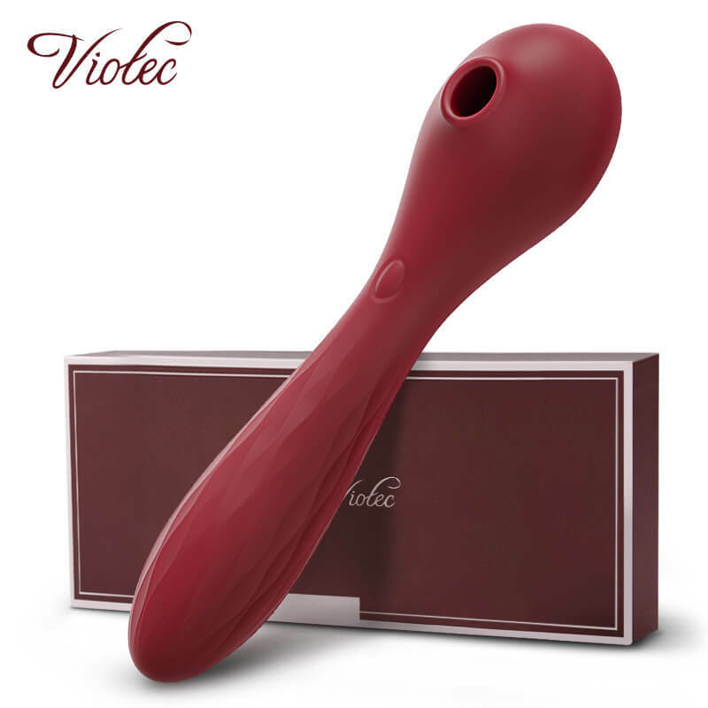 Viotec Luna 吸啜2 In 1震動器 - RED