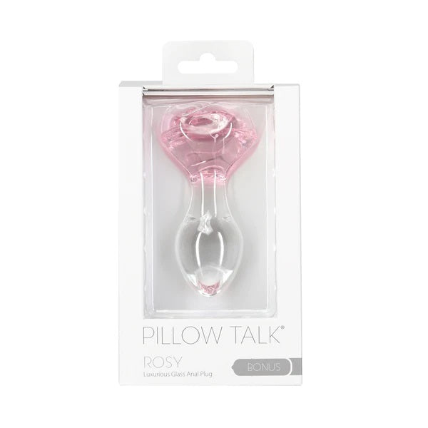 Pillow Talk - Rosy 豪華玻璃肛塞
