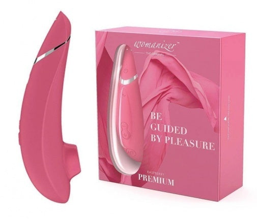 Womanizer Premium 陰蒂乳頭吸啜器 莓紅色