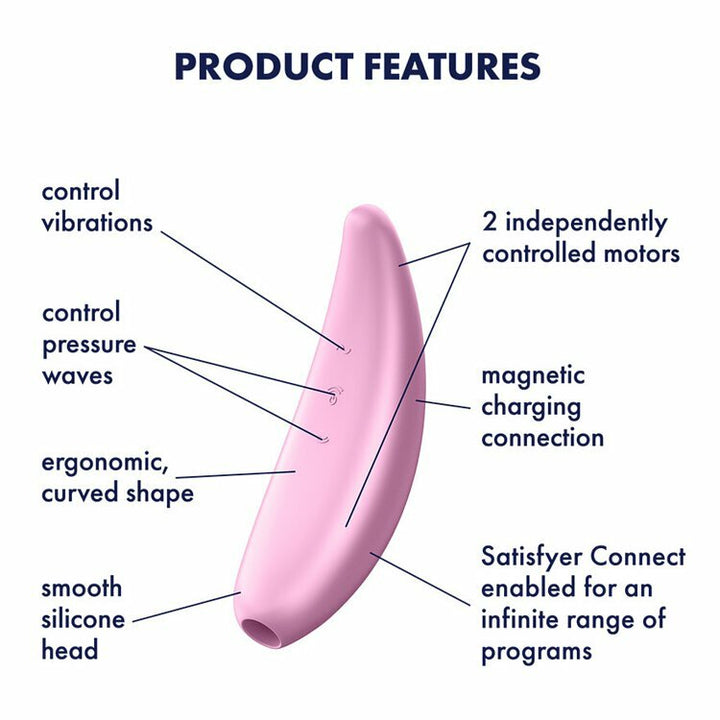 SATISFYER Curvy 3+ 智能手機 APP 陰蒂吸啜器