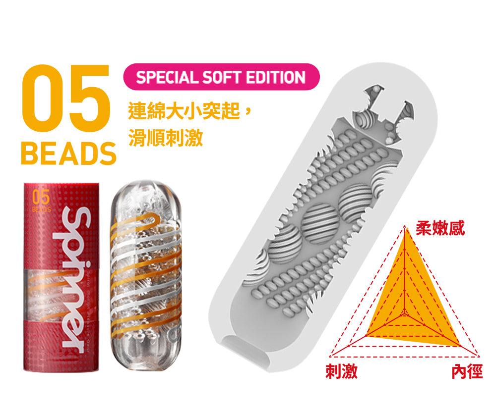 TENGA SPINNER05 SOFT EDITION ｜柔嫩版