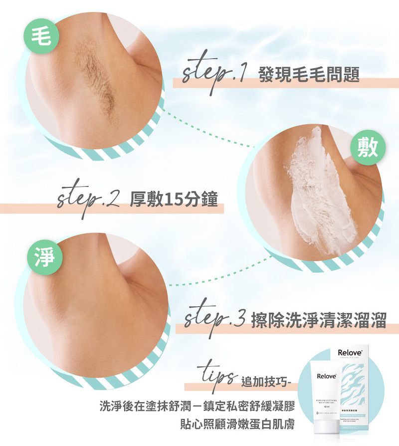 Relove SKIN care 除毛膏 80ml