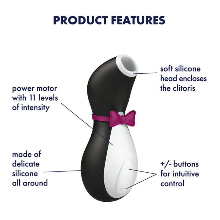 Satisfyer Pro Penguin 企鵝陰蒂吸力按摩器