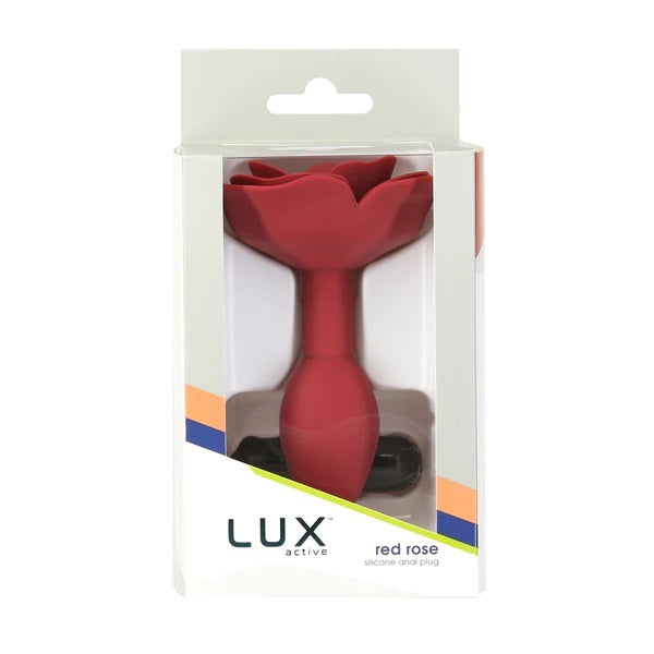 LUX active 紅玫瑰矽膠肛塞