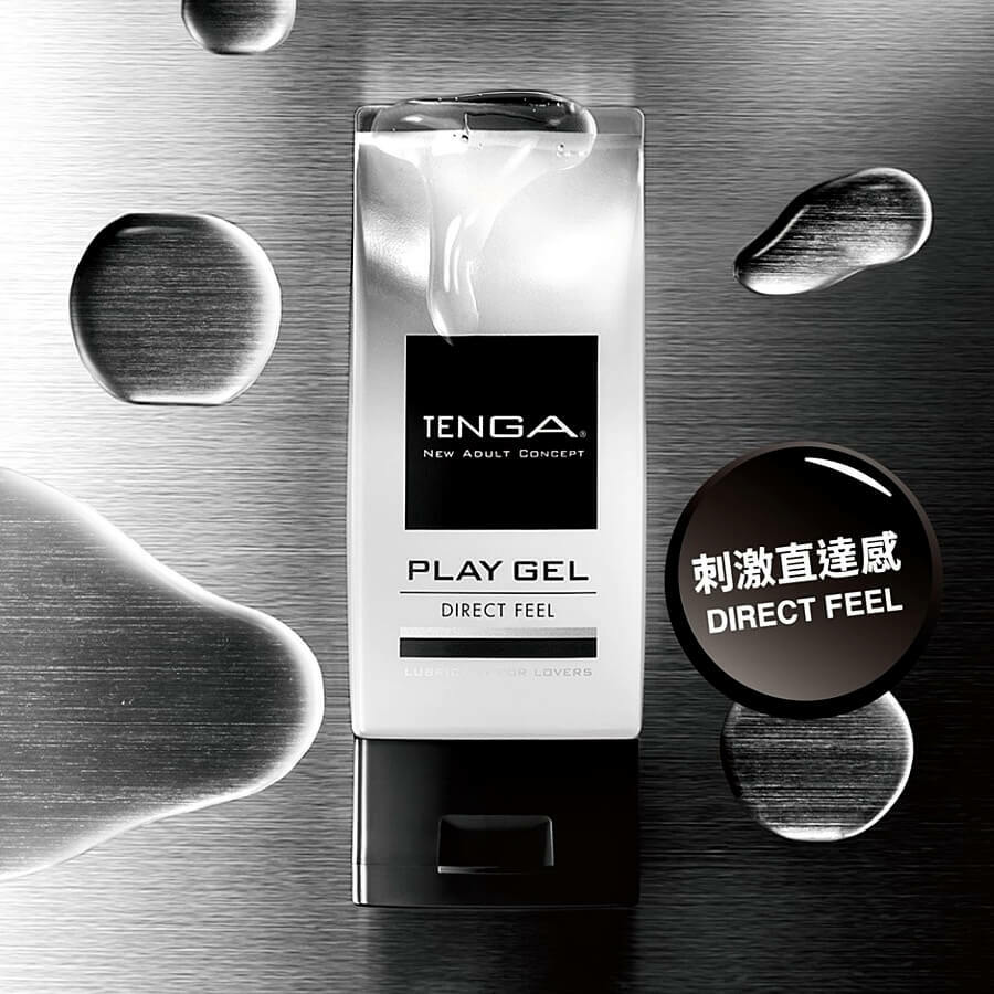 TENGA PLAY GEL - DIRECT FEEL 水性潤滑液 (黑TPG-103)