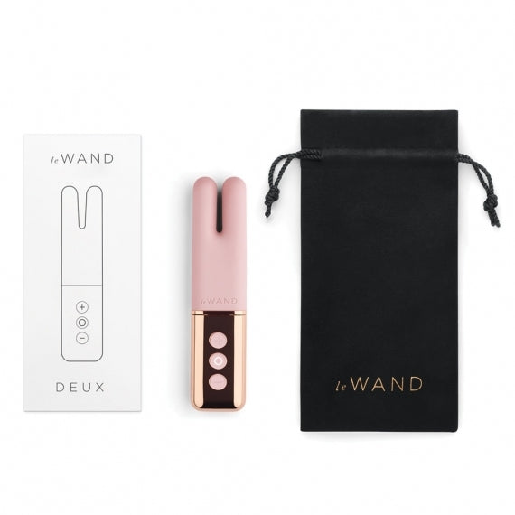 Le Wand Rechargeable Deux - Rose Gold 無線強力震棒雙指